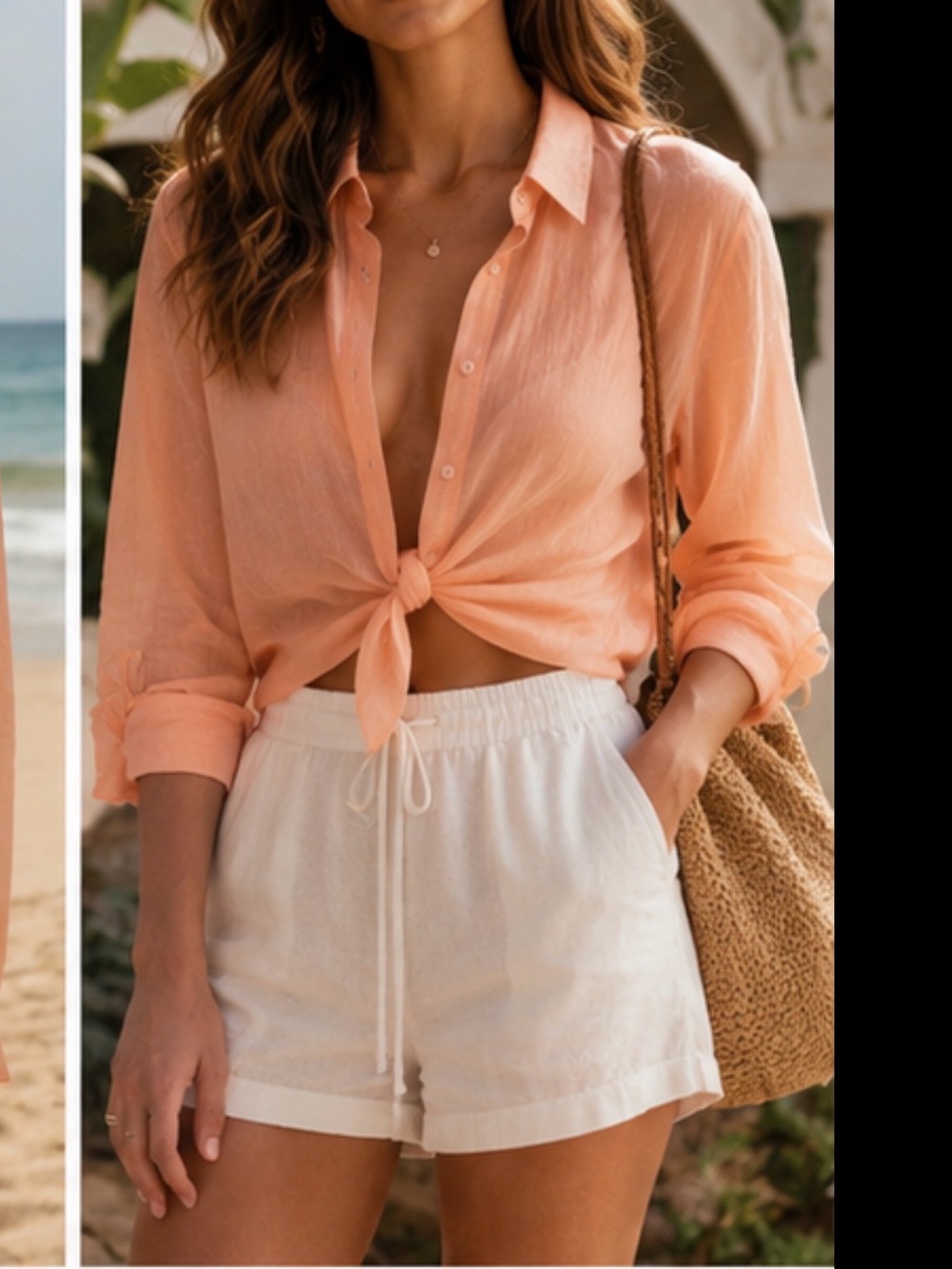 Bailey 44 Satin Blush Button Front Blouse Silk Look Top XS